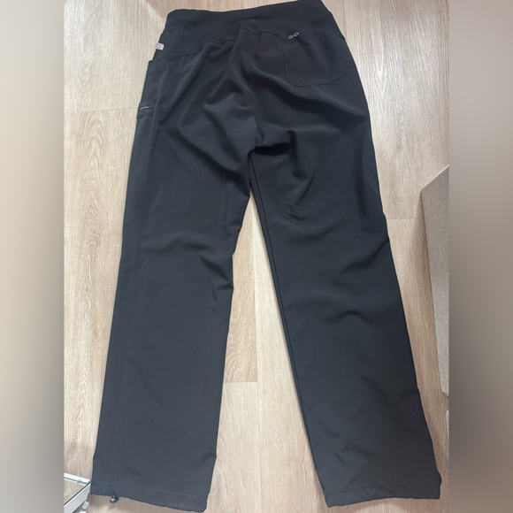 NWOT Cherokee Black 1123a Drawstring Scrub Pants - Picture 2 of 5